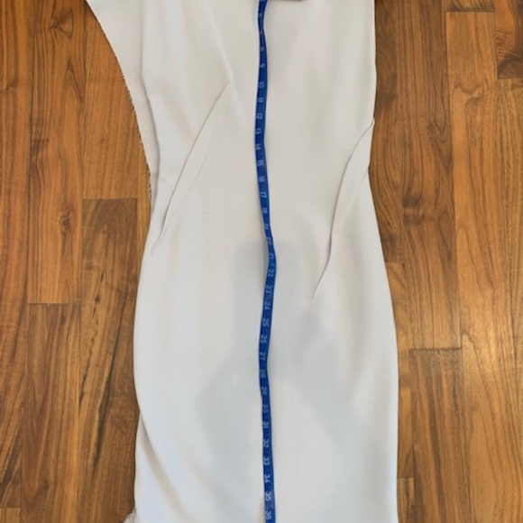 Lanvin Bateau Neckline Midi Sheath Dress - Beige - Size 36 EU/4 US - Picture 8 of 10